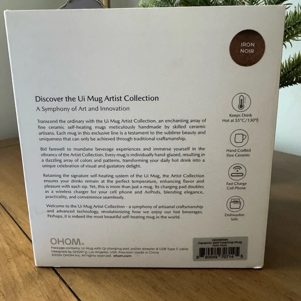 🎁NIB Self Heating Mug+Phone Charger - Picture 8 of 10